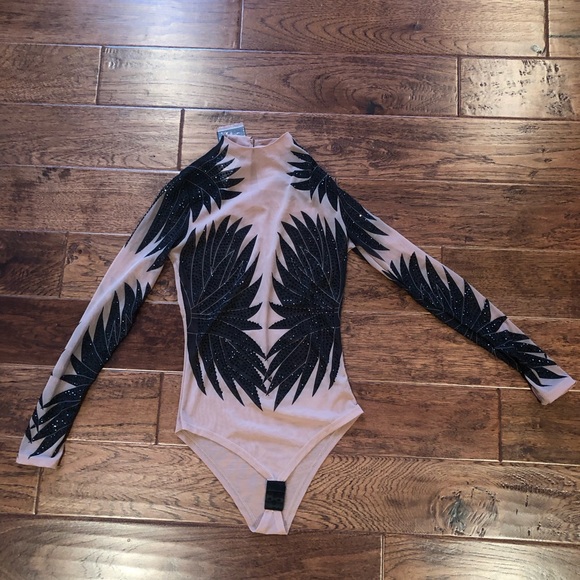 *****SOLD*****Beaded Bodysuit - Picture 2 of 6